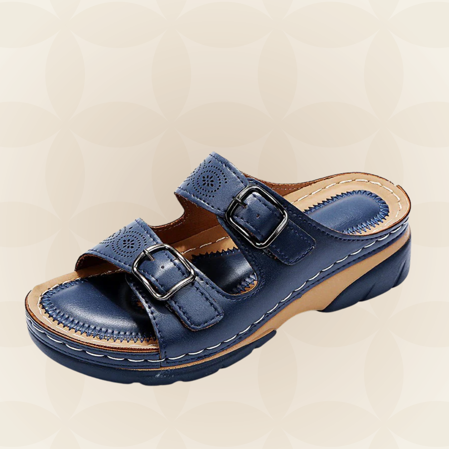 Julia | Orthopedische sandalen voor hielspoor, brede voeten & artrose