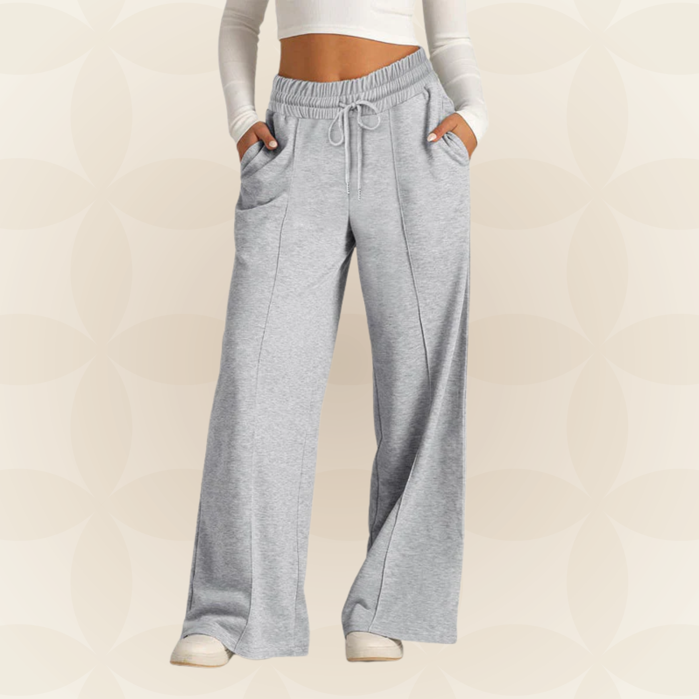 Sharissa - Effen Kleur Casual Broek