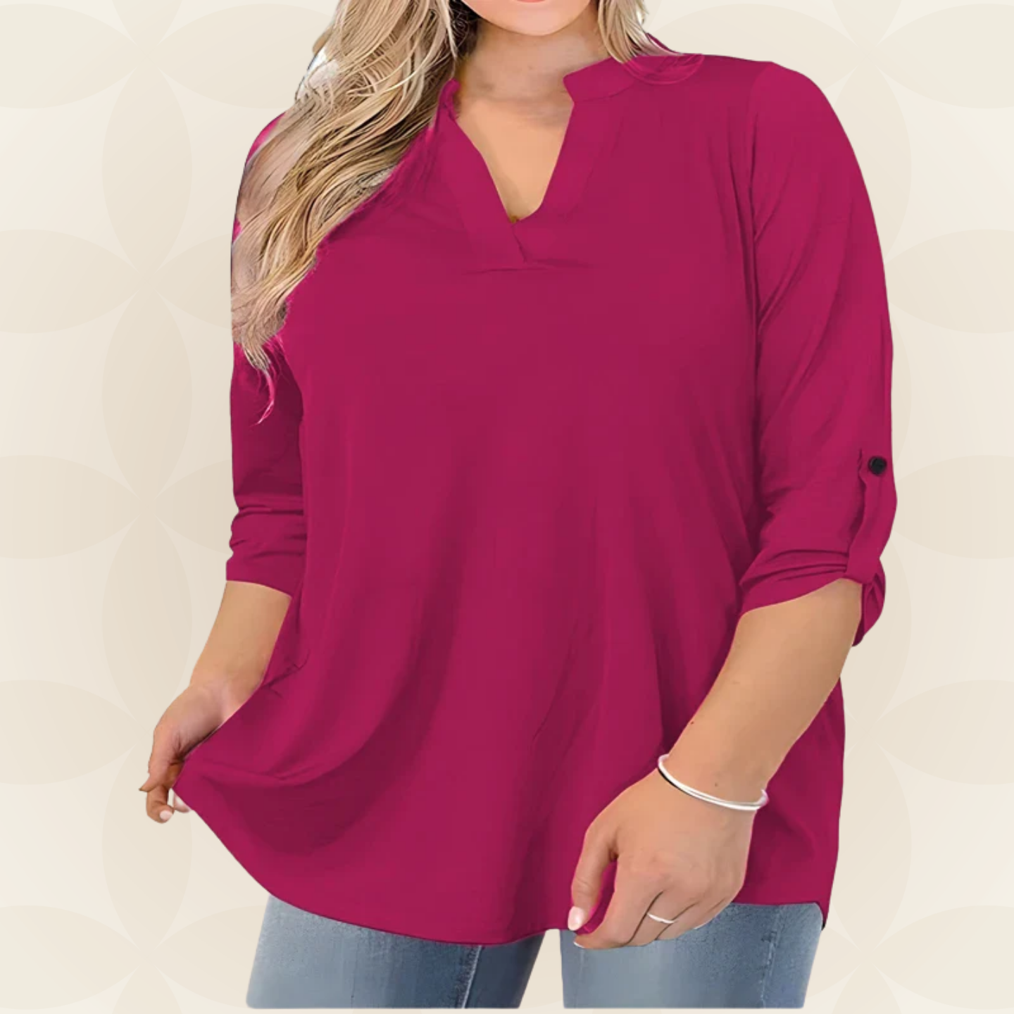 Jolanda - Comfortabele losvallende Blouse