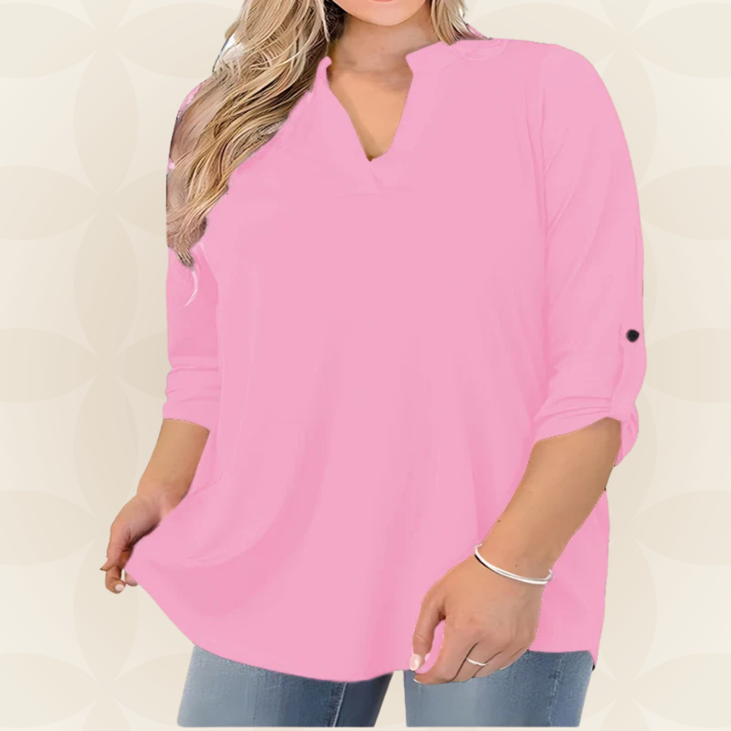 Jolanda - Comfortabele losvallende Blouse