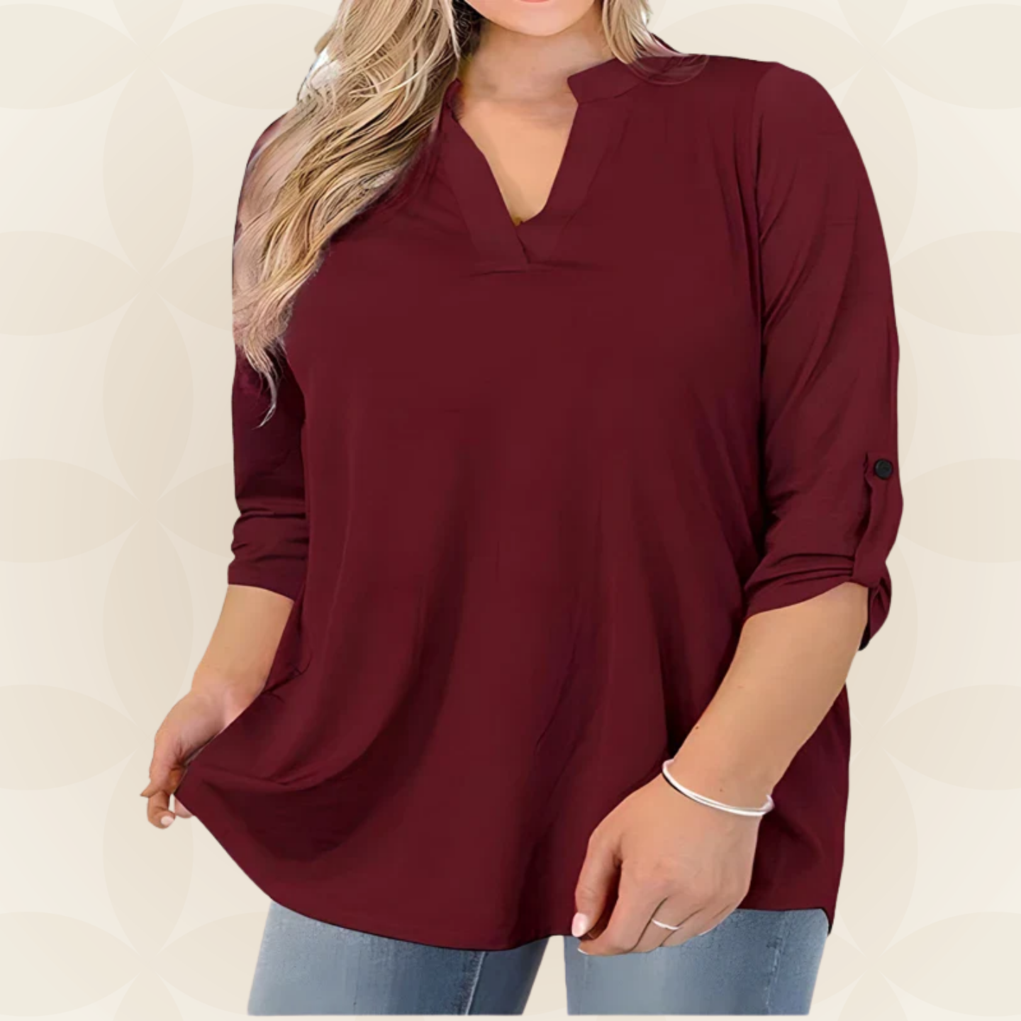 Jolanda - Comfortabele losvallende Blouse
