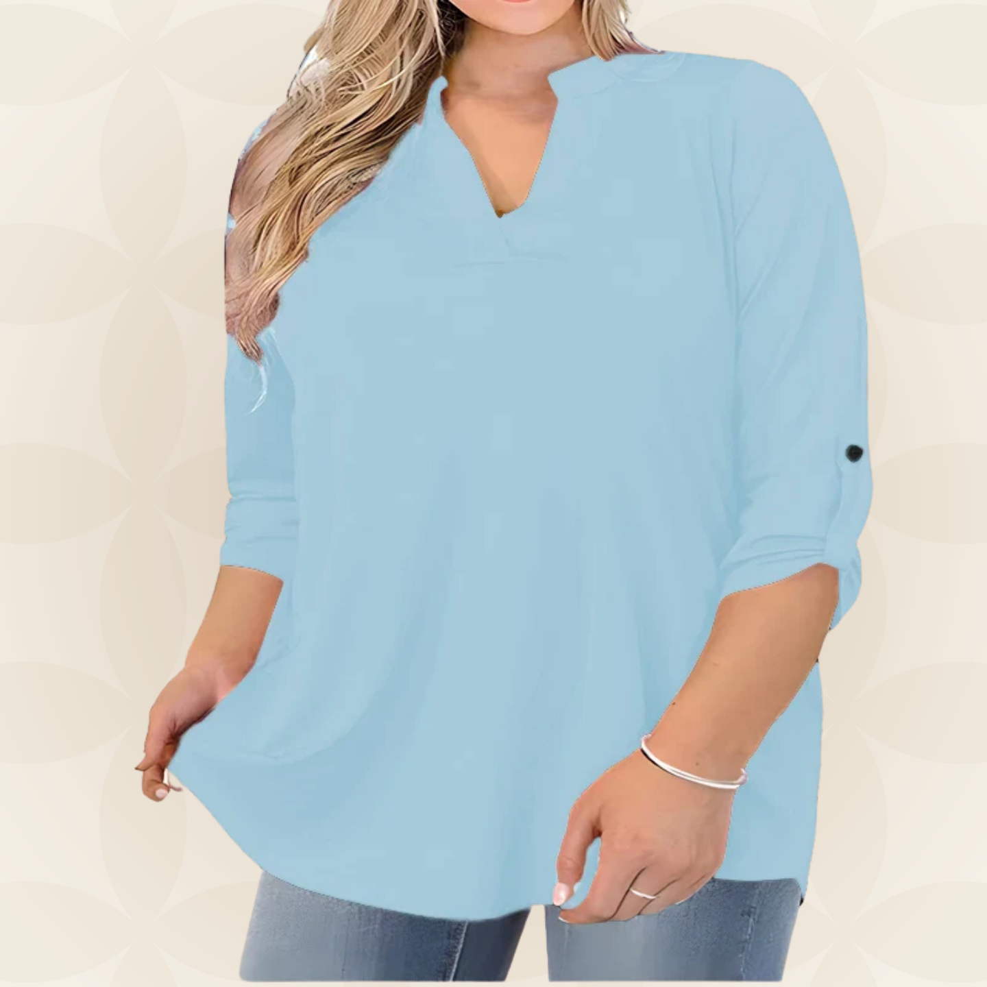 Jolanda - Comfortabele losvallende Blouse