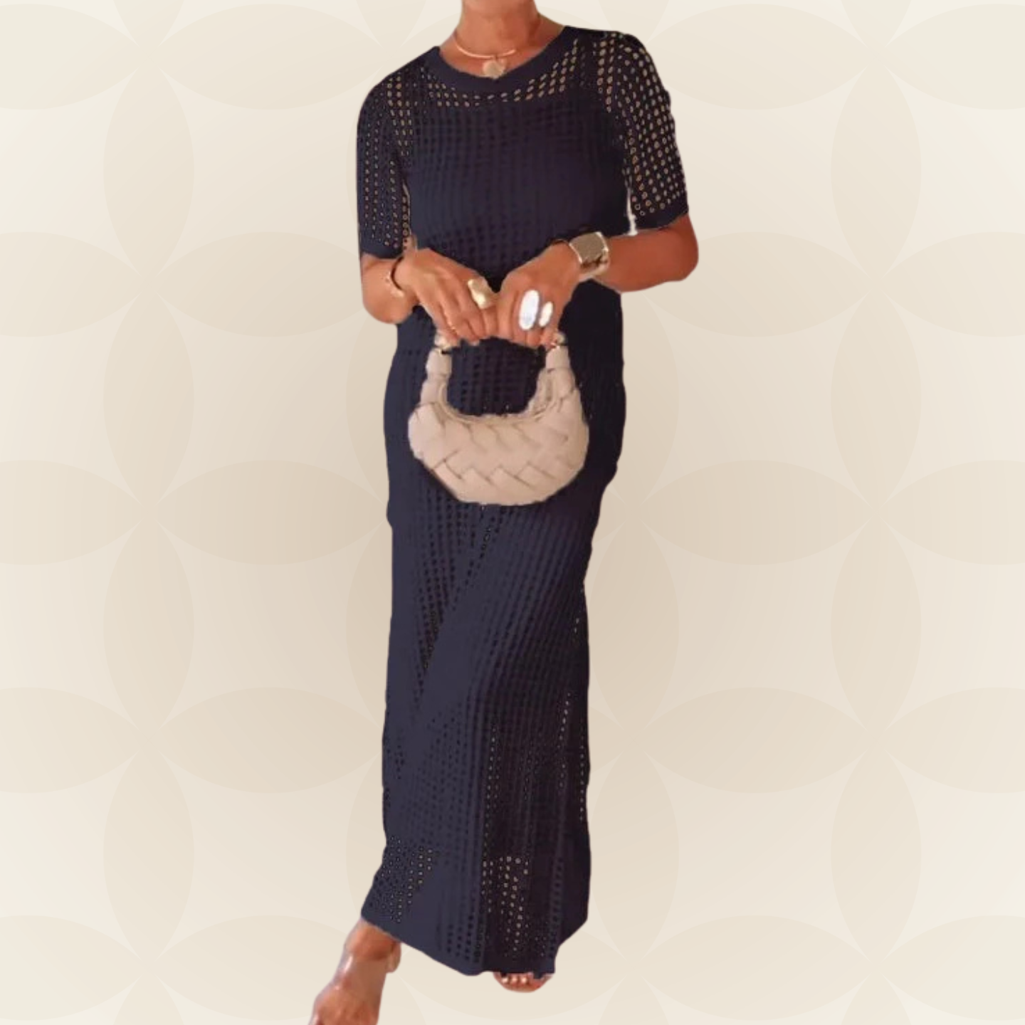 Tanja - Lange Maxi Jurk + Gratis Binnenjurk
