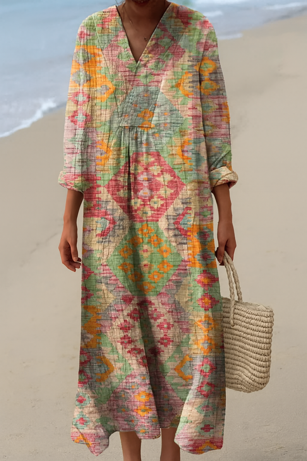Marry - Geprinte Zomerbries Jurk