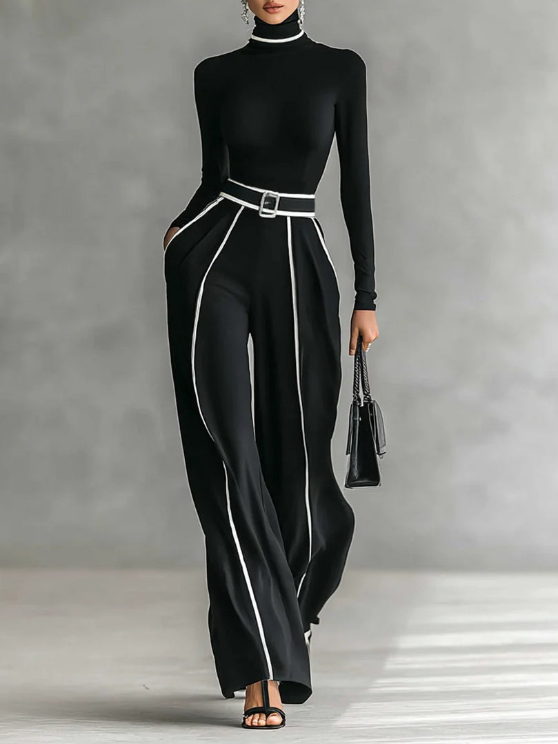 Fay -- Elegante set met contrastdetail