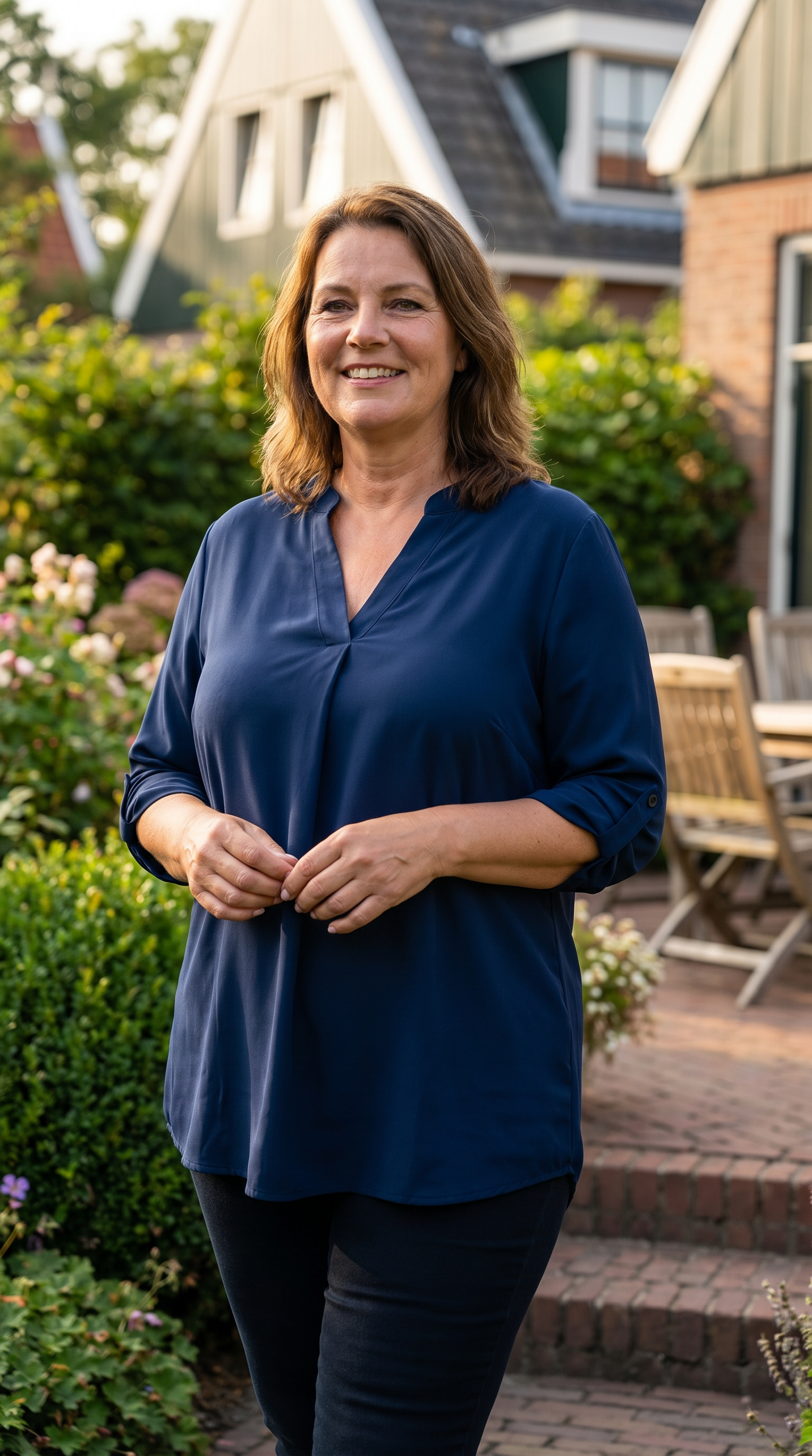 Jolanda - Comfortabele losvallende Blouse
