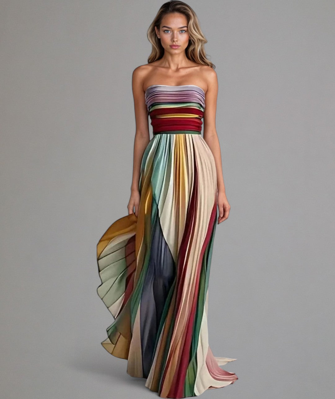 Talma - Moeiteloze Strapless A-Lijn Jurk