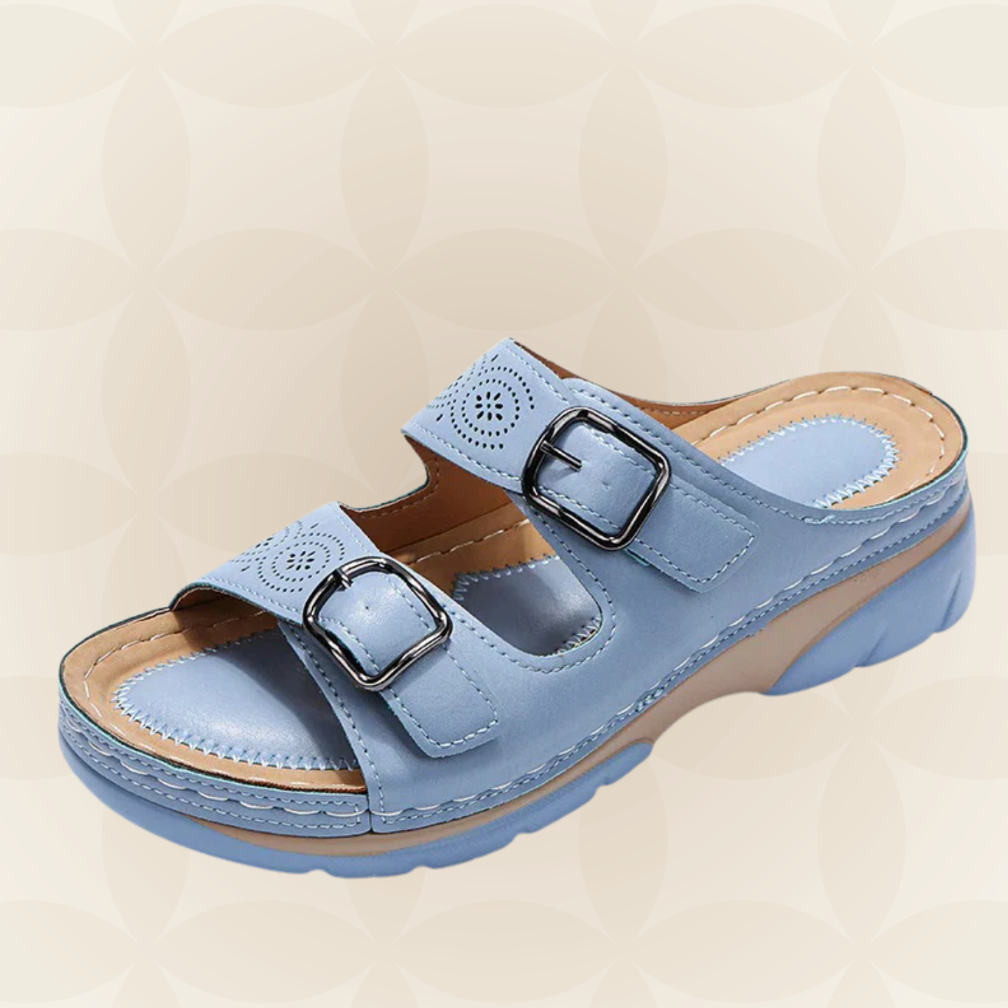 Julia | Orthopedische sandalen voor hielspoor, brede voeten & artrose