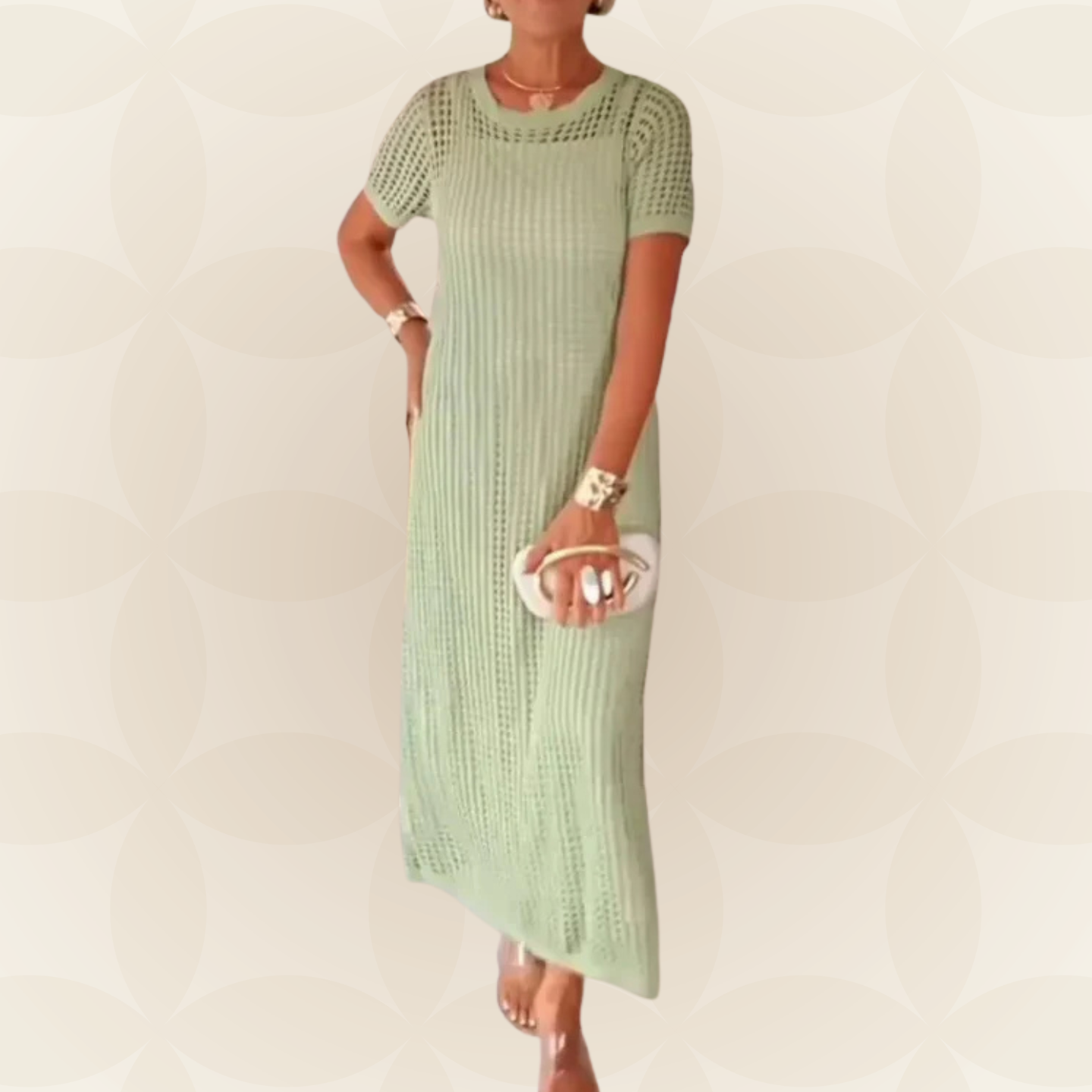 Tanja -  Lange Maxi Jurk + Gratis Binnenjurk