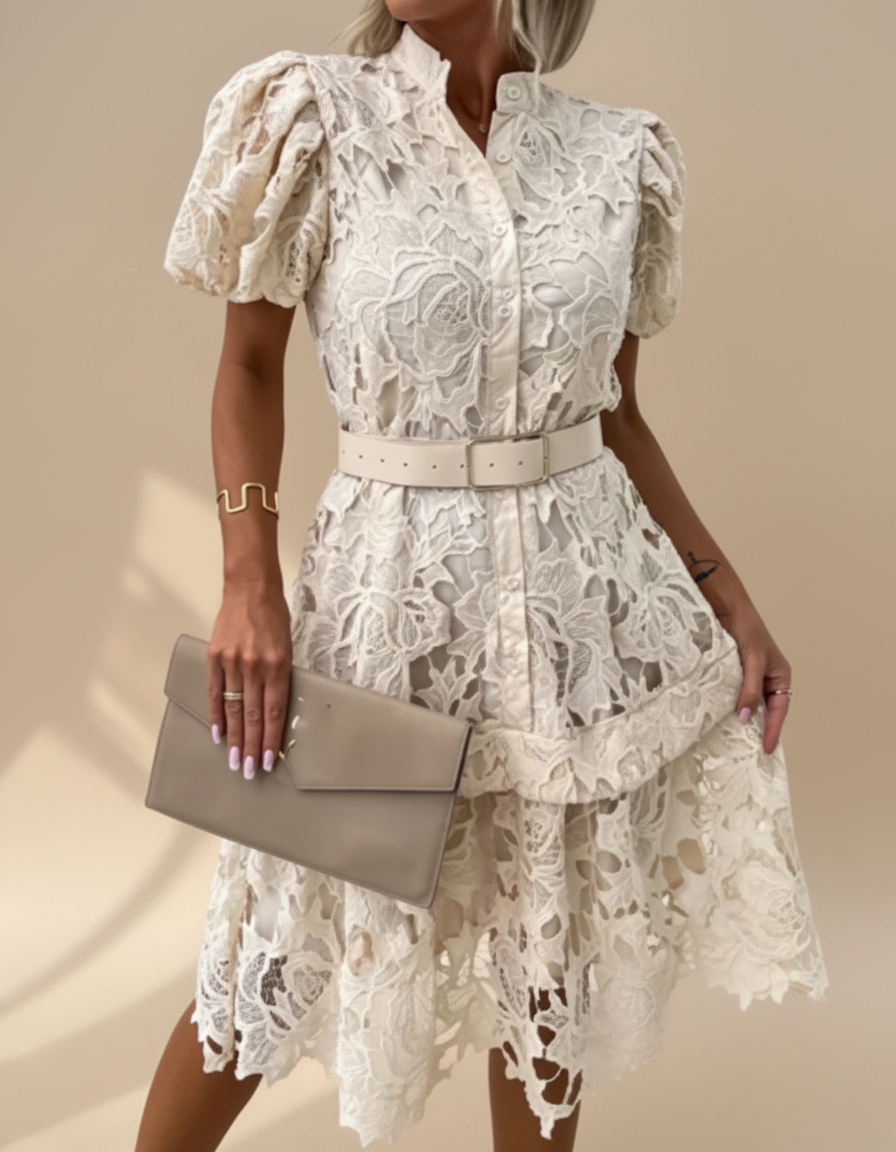 Annelot - Retro Kanten Jurk