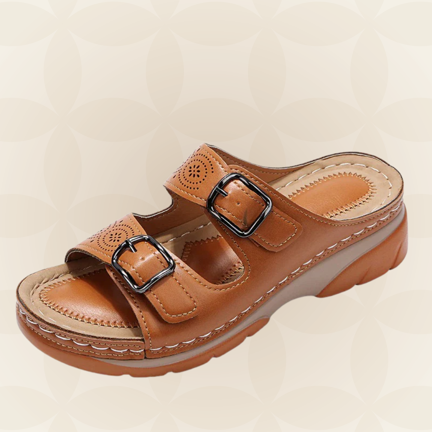 Julia | Orthopedische sandalen voor hielspoor, brede voeten & artrose