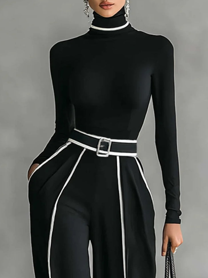 Fay -- Elegante set met contrastdetail