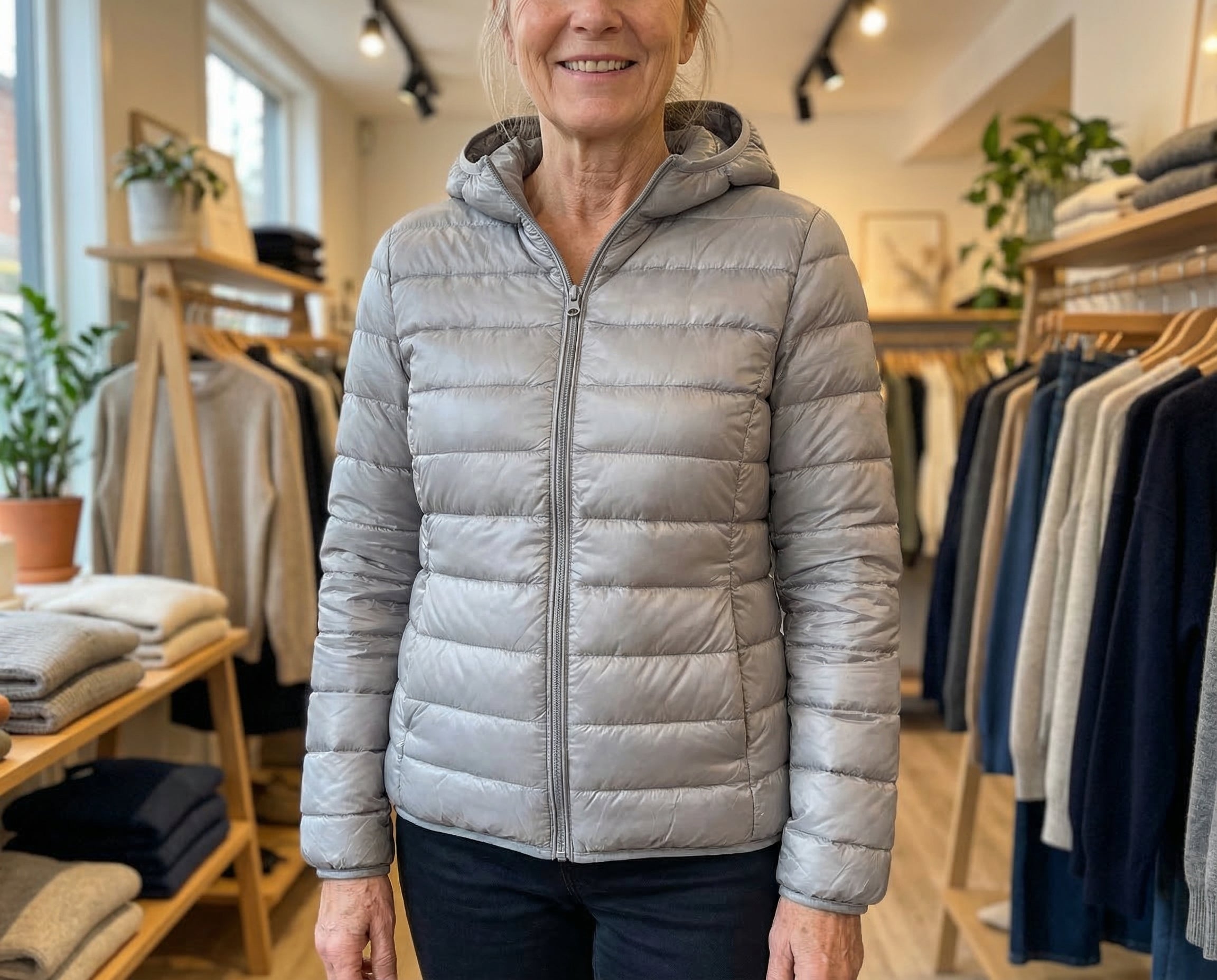 Lana - Casual Dames Jas - Oranje
